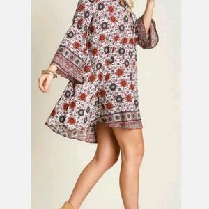Umgee Boho Peasant Dress